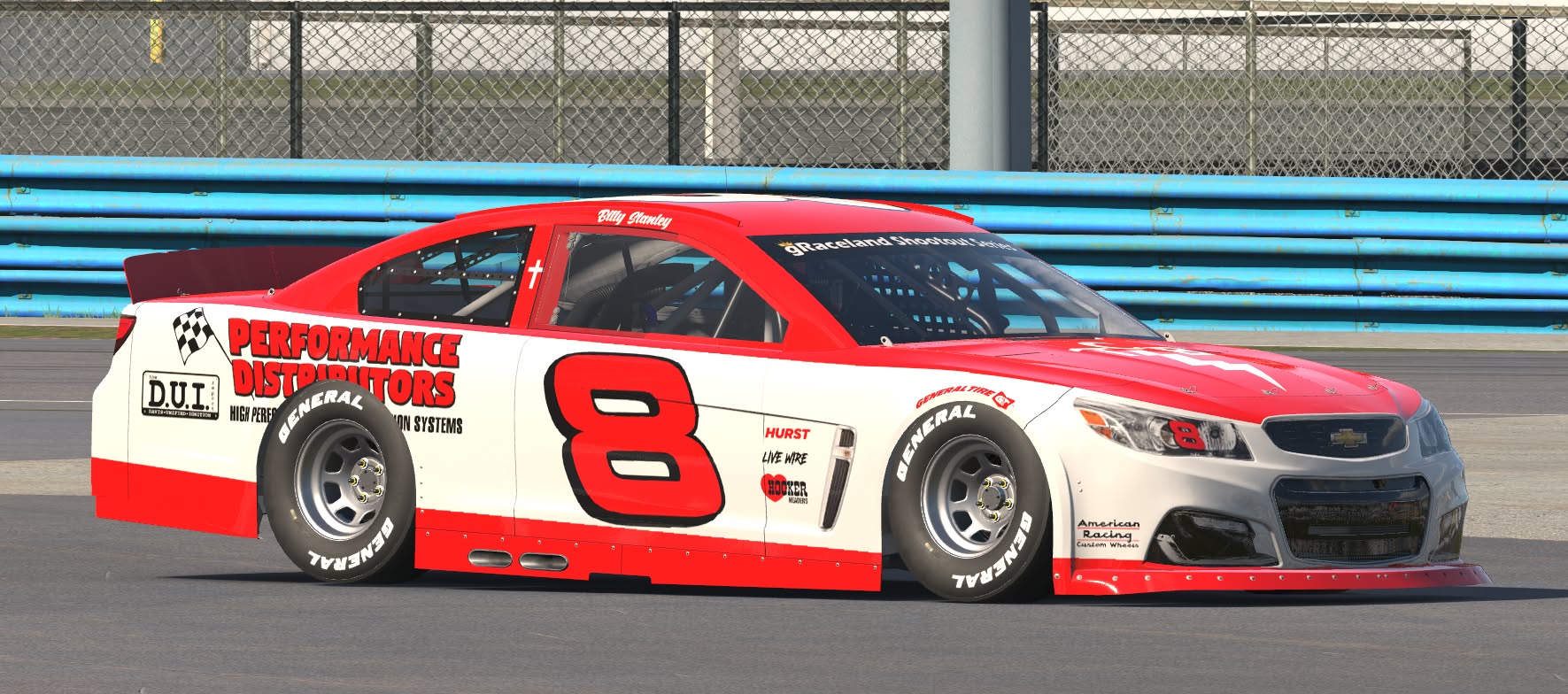 HoundDogRacingBillyRed-WhiteRaceCar